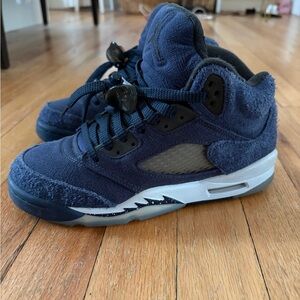 Jordan 5 midnight navy sz 4y rare